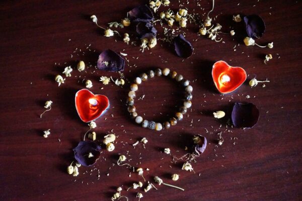 Pulsera Mágica de Bolitas con Amuleto de Elefante